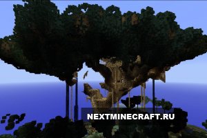 Hometree based Treehouse - Огромное дерево