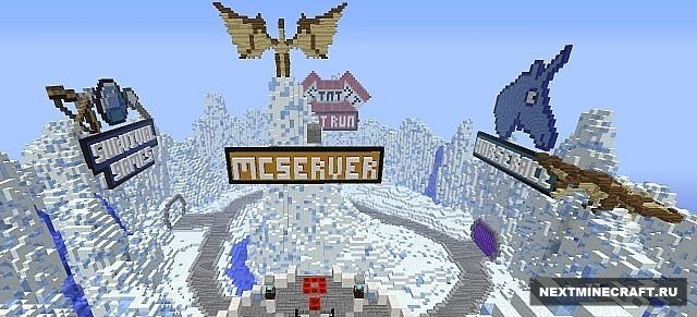Minecraft - Professional Server Lobby - Интересная карта