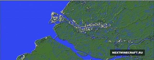 Rhein Delta Map