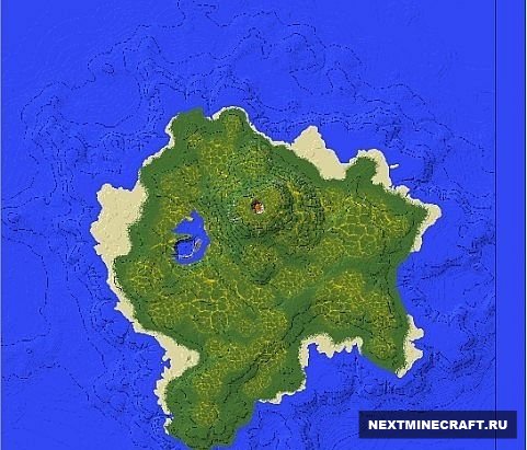 Tropical island (custom survival map project)