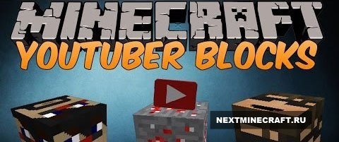 Youtuber Blocks [1.7.10]